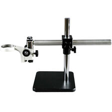Single Aluminum Arm Boom Stand For Stereo Microscope Tube Mount 84mm Focus Block