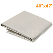 Heat Exhaust Heat Shield Barrier Cloth Silver Thermal Reflective Mat 40x47