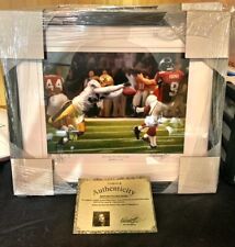 Steve Gleason Autographed Signed Return To The Dome Framed Michael Hunt Painti