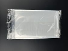 100 Clear Poly Bags Large Plastic Packaging Open Flat Packing T-shirt Apparel