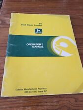 John Deere 60 Skid-steer Loader Operators Manual Om-ga11317 Issue G7