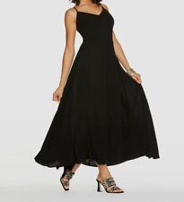 99 Jessica Simpson Womens Black Clia Cami Sleeveless Maxi Dress Size S
