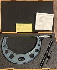 103-183a Mitutoyo 6 To 7 Outside Micrometer Om-7 In Plastic Case