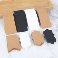 Blank Kraft Paper Tags - Jewelry Price Label Hangtags Party Decoration Supplies