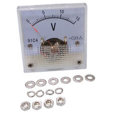 Us Stock Dc 0 15v Square Analog Volt Pointer Needle Panel Meter Voltmeter 91c4