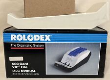 Rolodex 500 Card Vip File Organizing System Nvip-24 Putty - New Nos
