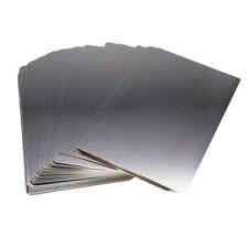 100pcs Black Metal Business Cards Blank Aluminum Sheet Blank Laser Engraving Diy