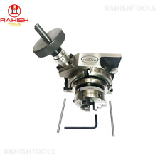 4 100 Mm Rotary Table Horizontal And Vertical With 65 Mm 3 Jaw Chuck Backplate