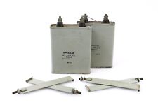 7030-8 Sprague Oil-filled Capacitor - Matched Pair 10-600dc Western Electric Era