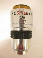 Olympus Splan Nc 40x 0.70 1600 Microscope Objective Lens Plan No Cover Glass