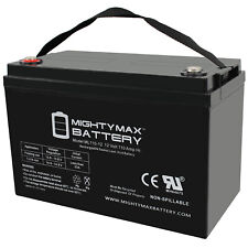 Mighty Max 12v 110ah Sla Replaces Solar Forklift Lighting Deep Cycle Battery