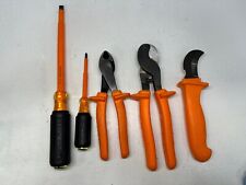 Klein Tools 5-pc 1000v Insulated Screwdriver Cutting Tools Excellent Condition