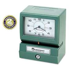 Acroprint Model 150 Analog Automatic Print Time Clock With Monthdate1-12 Hours