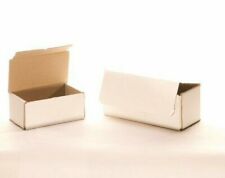 50 3 X 3 X 3 White Corrugated Mailers Die Cut Tuck Flap Boxes Free Shipping