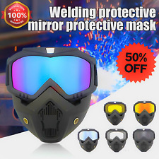 Darkening Shield Welding Mask Helmet Mask Solar Grinding Color Powered View Lens
