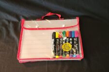 Wipe Away Dry Erase Teacher Instructor Pack Lot Of 6 Boards 8 Markers Preschool