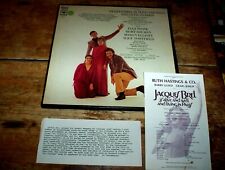 Jacques Brel Is Alive And Well And Living In Paris 2 Lp Box Set W Inserts Vg