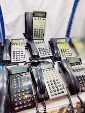 Lot Of 7 Nec Dtu-16d-2 Bk Office Desktop Phones