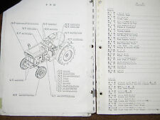 Mitsubishi D1300 Tractor Parts Manual