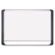 Mastervision Lacquered Steel Magnetic Dry Erase Board 48 X 72 Silverblack