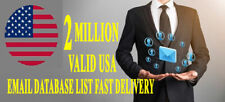 2 Million Valid Usa Email Database List Fast Delivery