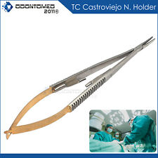 Tc Castroviejo Needle Holder 5.5 Curved Surgical Dental Instruments