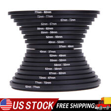 18x 37- 82mm Step Up Step Down Filter Adapter Ring Adapter For Dslr Camera Len