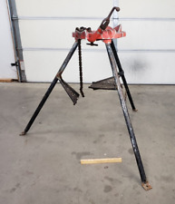 460 Ridgid Tristand 18-6 Portable Clamp Vise Pipe Threading Tripod Stand Fitter