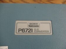 Sony Tektronix Model P6721 Oe Converter 