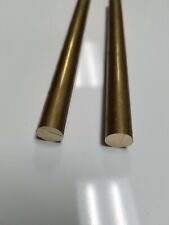 2 Pieces 12 C360 Brass Solid Round Rod 12 Long New Lathe Bar Stock 12 Hard
