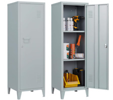 Metal Storage Cabinet With Lock-50 Steel Cabinets 3 Shelves For Home Office