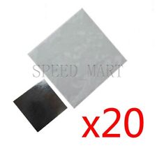 20pcs 25x25mm Double Side Square Thermal Adhesive Tape Pads For Heat Sink