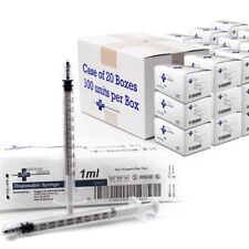 3 Ml Syringe Sterile Luer Lock Individually Sealed - 100 Ct Box No Needle