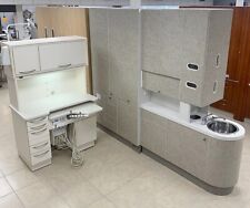 5 Room Dental Office Cabinet Package - 3 Center Cabinets 5 Rear Treatments