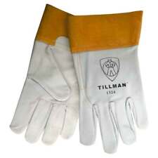 Tillman 1324 2 Cuff Kidskin Goatskin Leather Tig Welding Protective Work Gloves