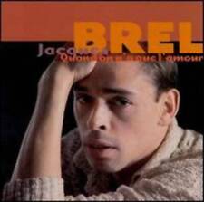 Quand On Na Que Lamour - Audio Cd By Jacques Brel - Very Good