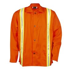 Tillman 6230drq Fr Welding Jacket 30 9oz Orange Silveryellow Reflective 2xl