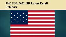 50k Usa 2022 Latest Hr Human Resources Email Database Sales Leads List Marketing