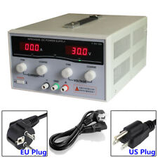 Variable Dc Switch Power Supply 30v 20a-50a Adjustable Dual Digital Display Lab