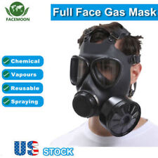 Chemical Gas Mask Full Face Soviet Military Respirator 1pc 40mm Filter Box Usa