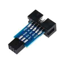 10 Pin To 6 Pin Adapter Board For Avrisp Mkii Usbasp Stk500 Usb Isp Interface
