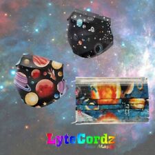 Face Mask Outer Space Planets Galaxies Stars Disposable Surgical 3 Ply