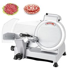 Commercial Meat Slicer 0-12mm 240w Frozen Meat Cheese Deli Slicer With 10 Blade