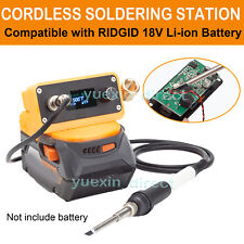 Oled Digital Soldering Station Electronic Soldering Iron Tip For Ridgid 18v