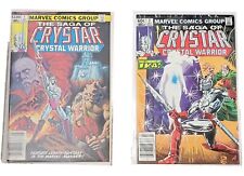 The Saga Of Crystar Crystal Warrior 1 2 1983 Marvel Comics 1st App. Crystar