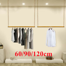 2pcs Clothing Hanging Rack Adjustable Chain Garment Rack Clothes Display Retail