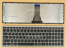 New For Lenovo S500 Z510 S510p Touch Keyboard Us Silver Frame
