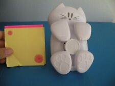 Kitty Cat Desktop Post-it Pop Up Notes Sticky Note Dispenser Holder Organizer J1
