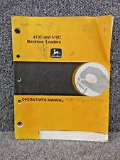 Oem Factory John Deere 410c 510c Backhoe Loader Operators Manual Omt133585