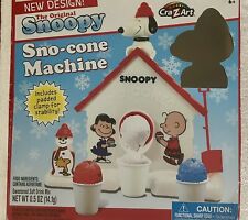 Original Snoopy Snow Cone Sno-cone Machine Maker Peanuts Classic Reproduction